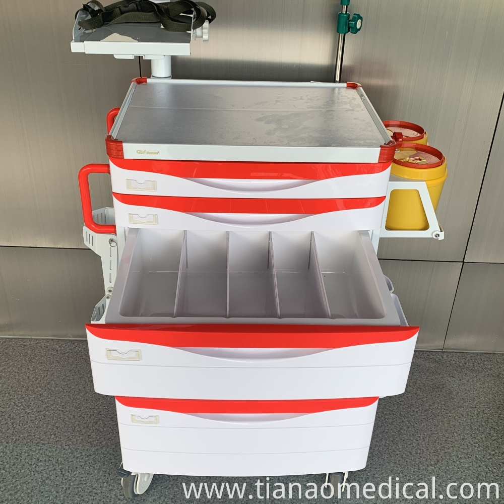 Medical Practical Emergency Trolley